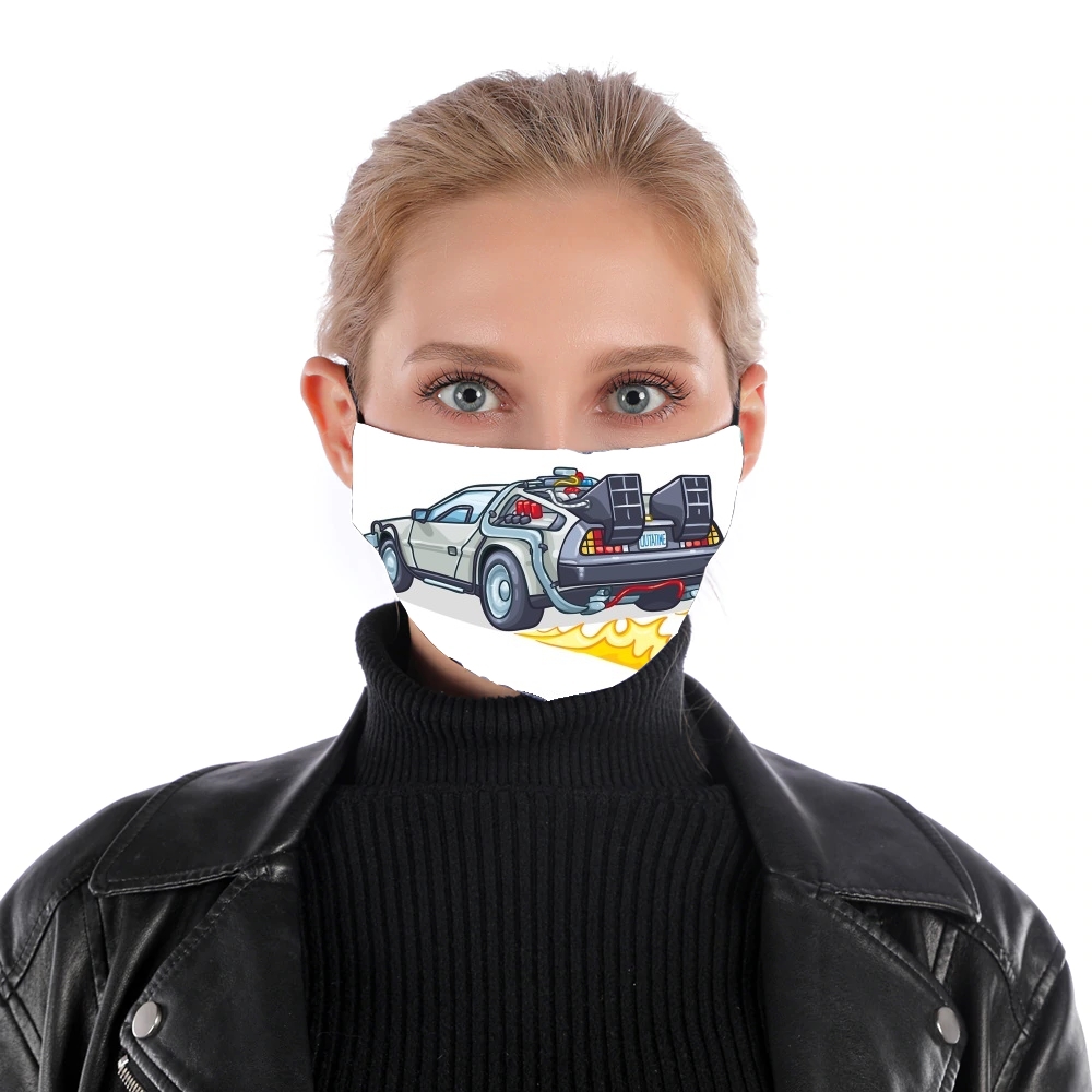  Delorean retour vers le futur for Nose Mouth Mask