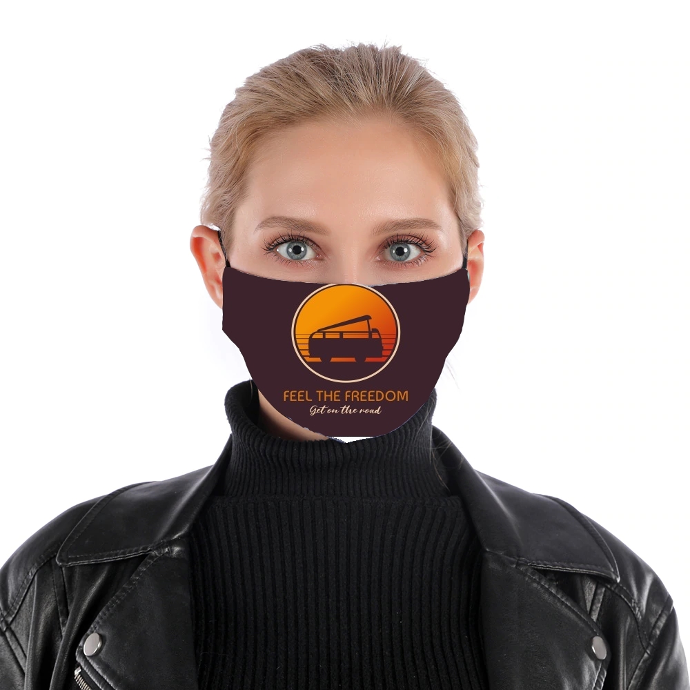  Feel The freedom on the road for Nose Mouth Mask