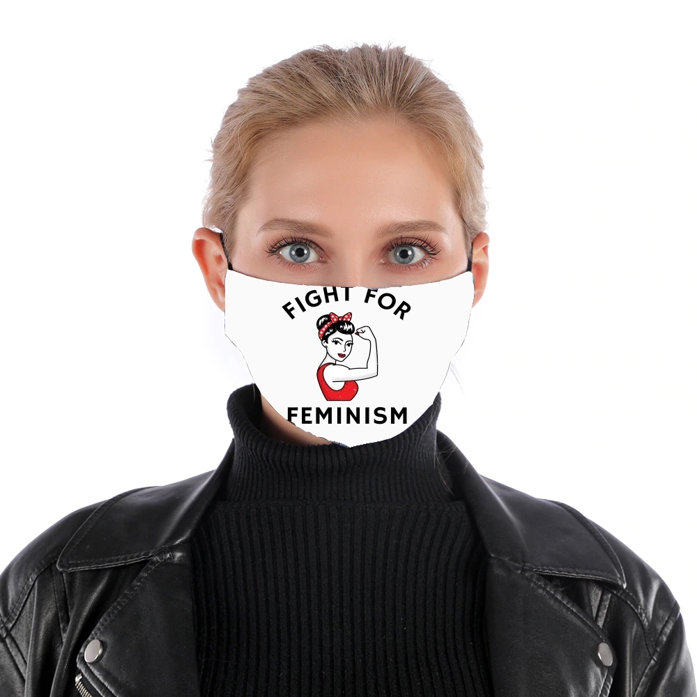  Fight for feminism for Nose Mouth Mask