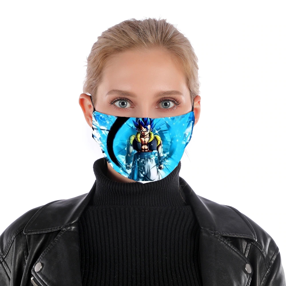  Gogeta SSJ Blue ArtFusion for Nose Mouth Mask