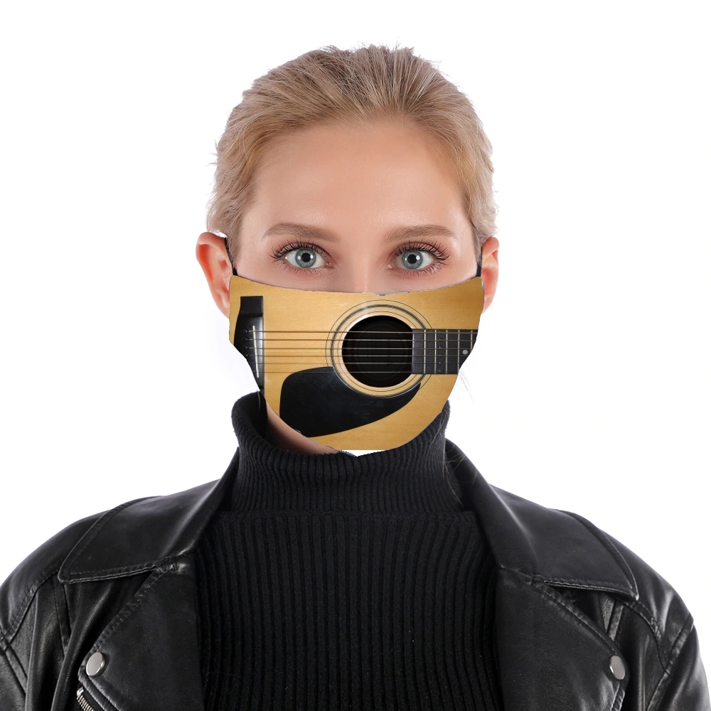  Guitar for Nose Mouth Mask