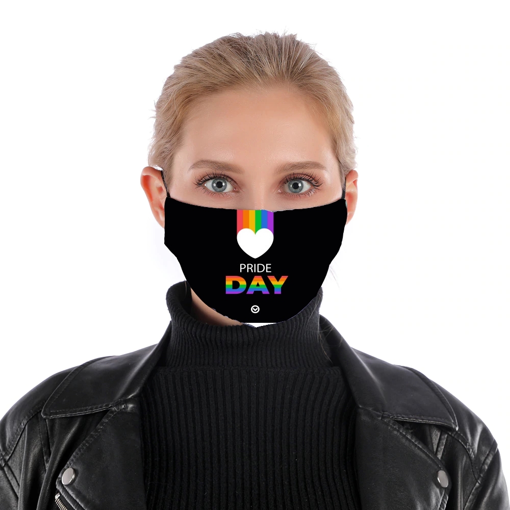  Happy pride day for Nose Mouth Mask