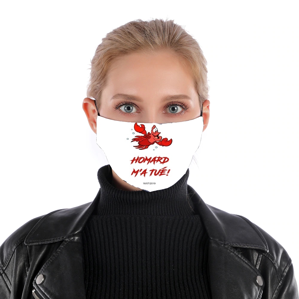  Homard ma tue for Nose Mouth Mask