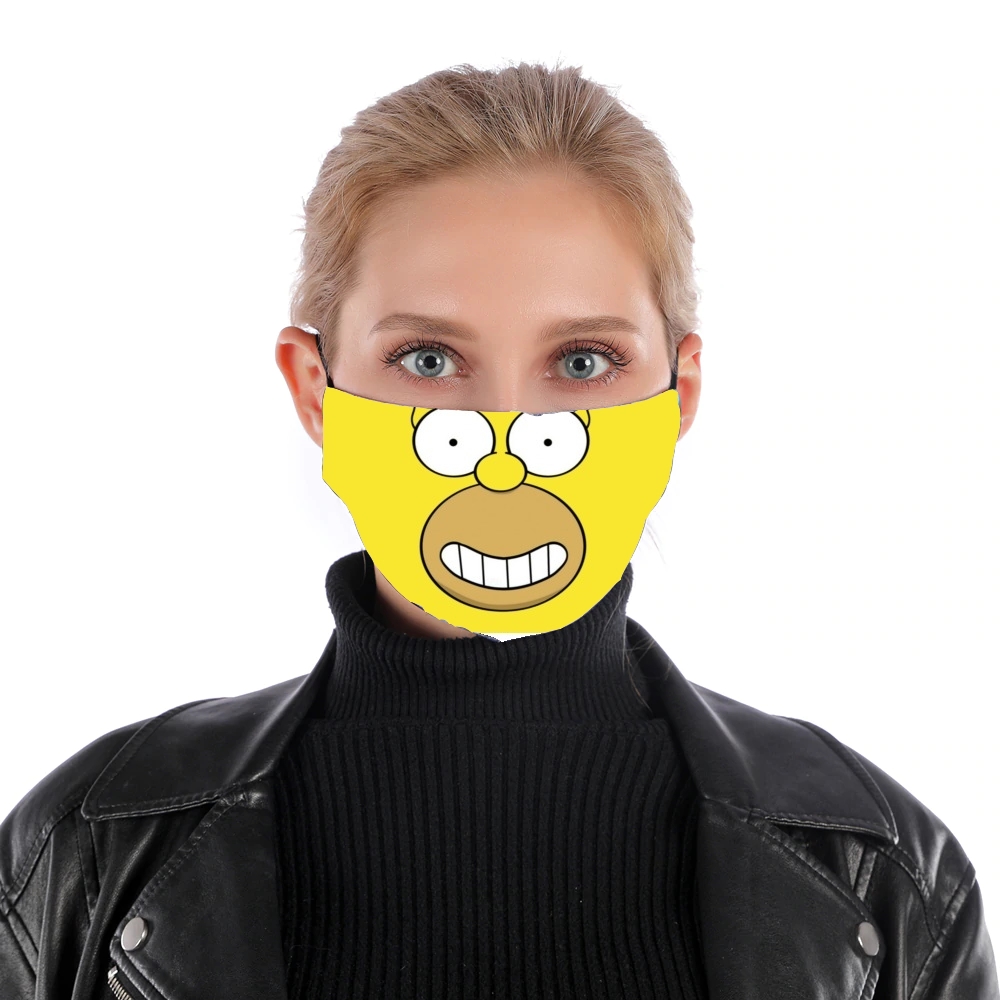  Homer Face for Nose Mouth Mask