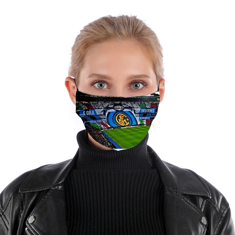  Inter Milan Kit Shirt for Nose Mouth Mask