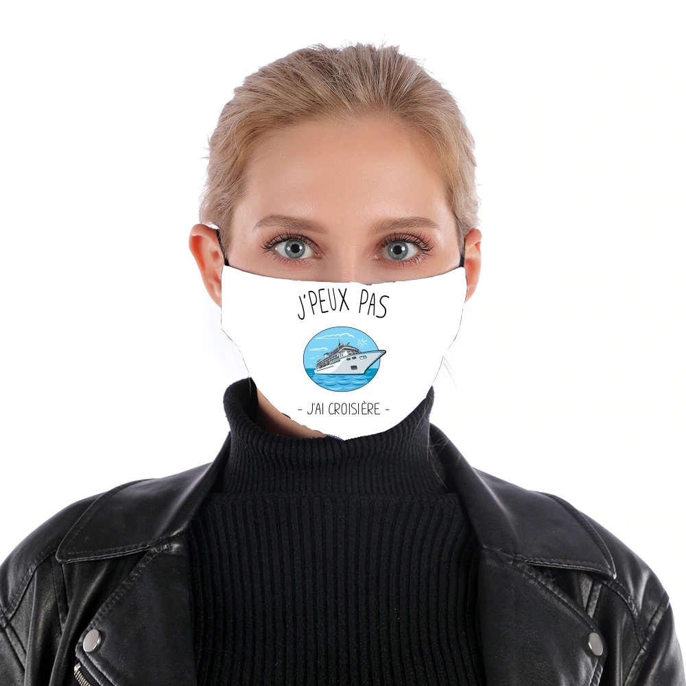  Je peux pas jai croisiere Bateau for Nose Mouth Mask