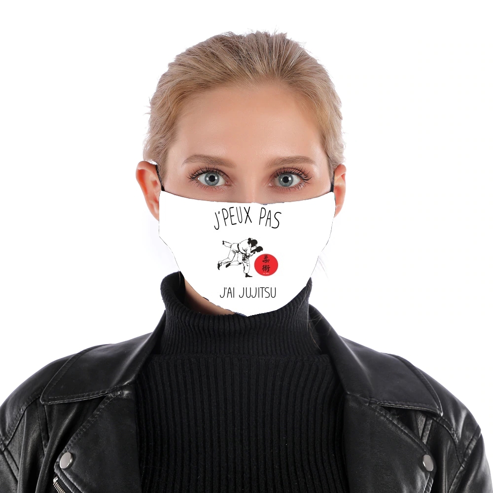  Je peux pas jai jujitsu for Nose Mouth Mask