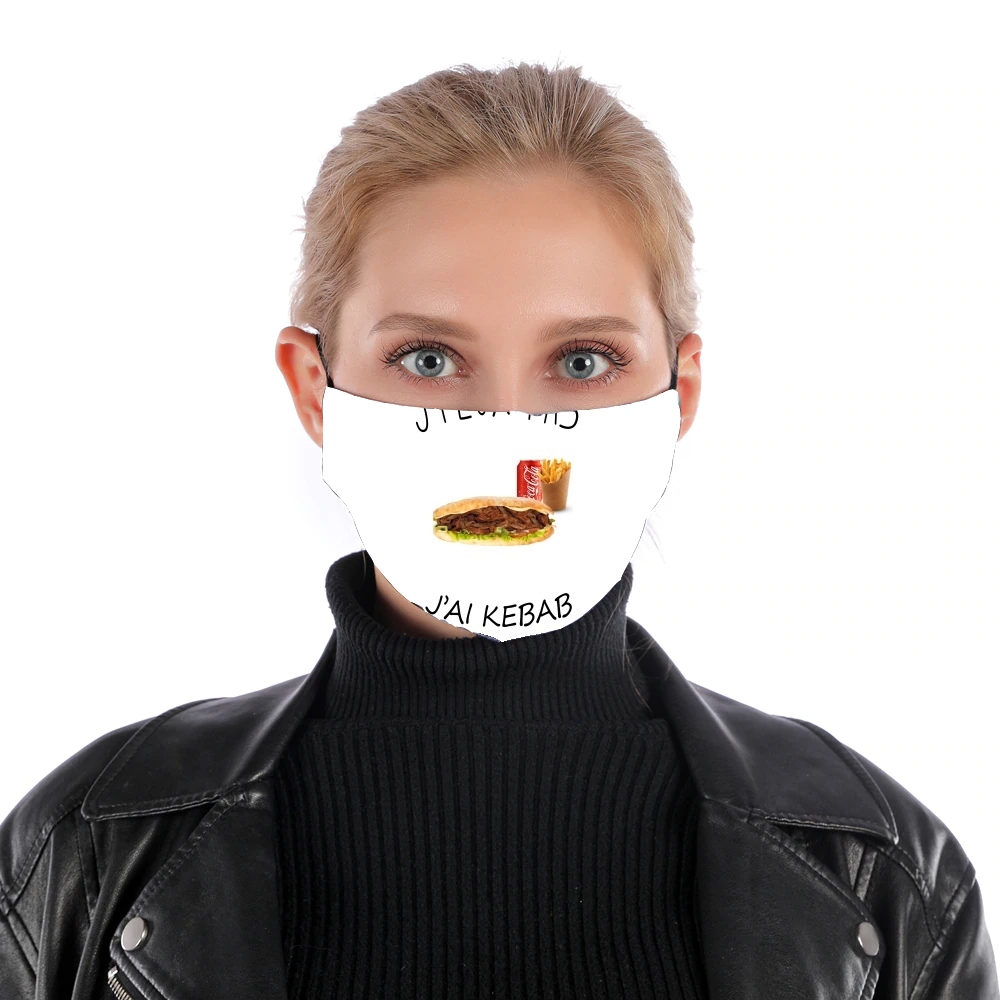  Je peux pas jai kebab for Nose Mouth Mask