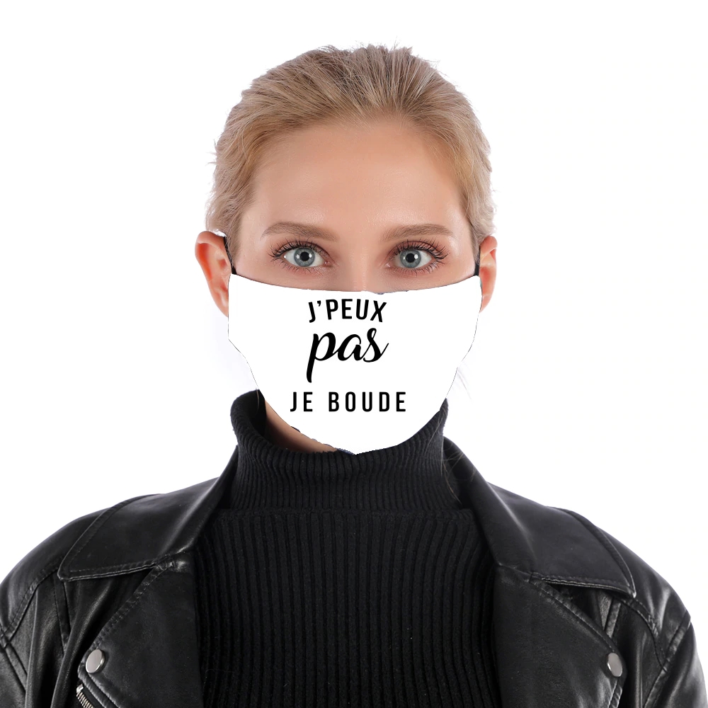  Je peux pas je boude for Nose Mouth Mask