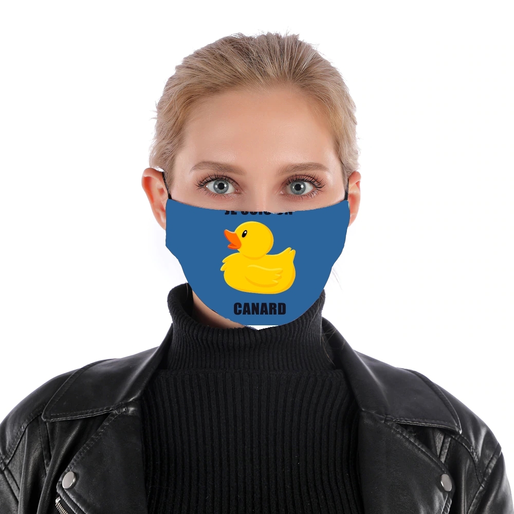  Je suis un canard for Nose Mouth Mask