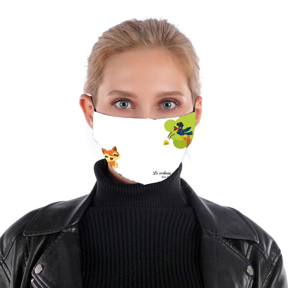  Le corbeau et le renard for Nose Mouth Mask