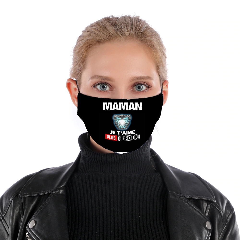  Maman je taime plus que 3x1000 for Nose Mouth Mask