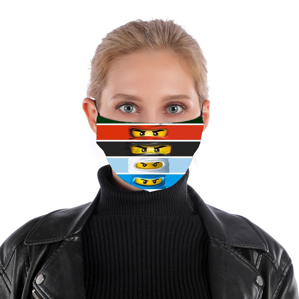  Ninjago Eyes for Nose Mouth Mask