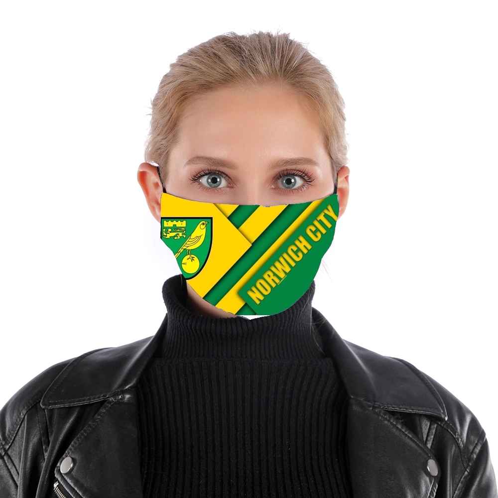  Norwich City for Nose Mouth Mask