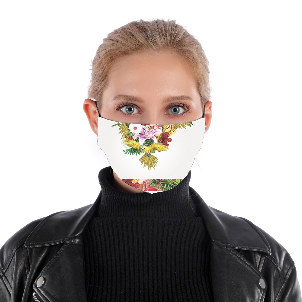  Parrot Floral for Nose Mouth Mask