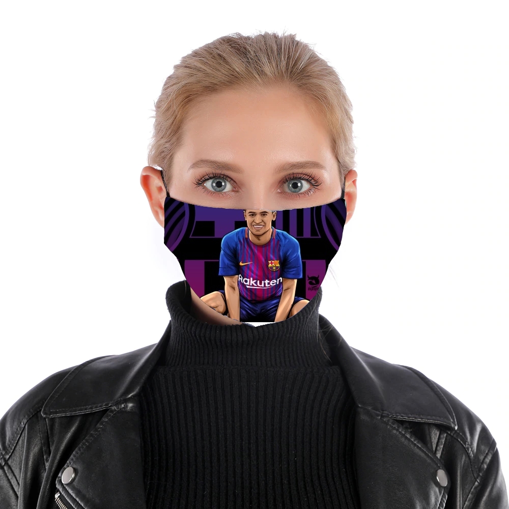  Philippe Brazilian Blaugrana for Nose Mouth Mask