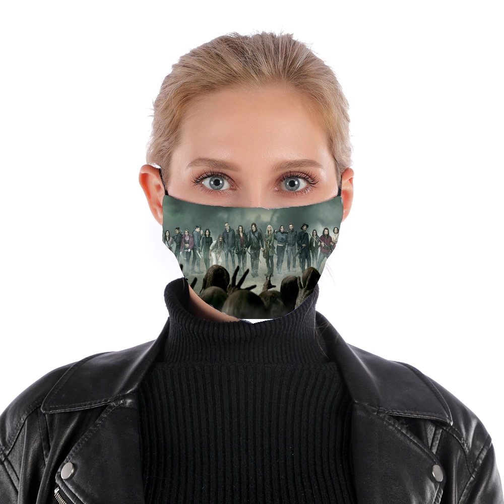  the walking dead saison 11 for Nose Mouth Mask