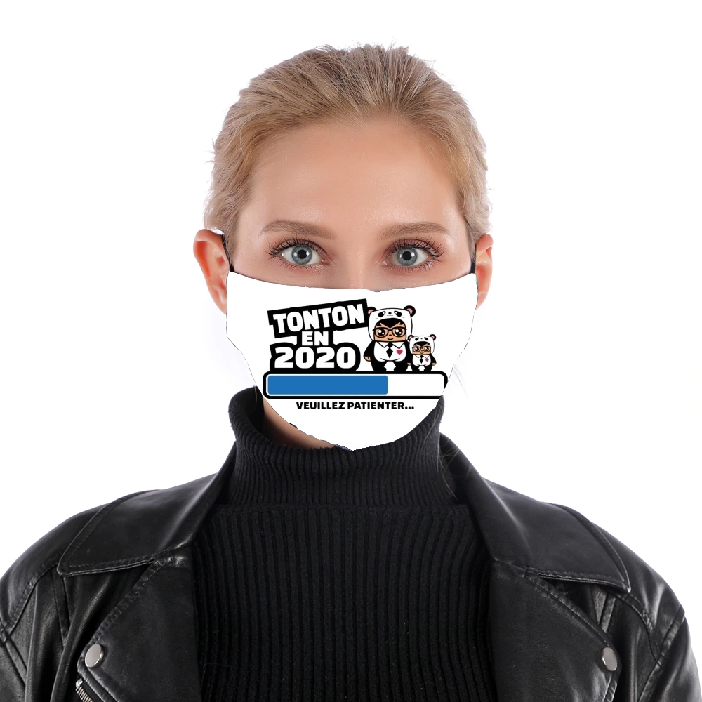  Tonton en 2020 Cadeau Annonce naissance for Nose Mouth Mask