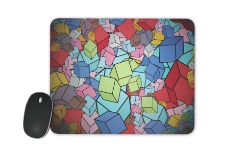  Abstract Cool Cubes for Mousepad