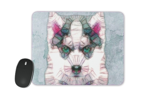  abstract husky puppy for Mousepad
