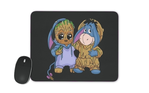  Groot x eeyore for Mousepad