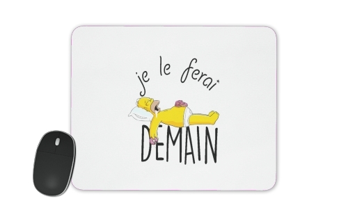  Je le ferai demain Homer Donuts for Mousepad