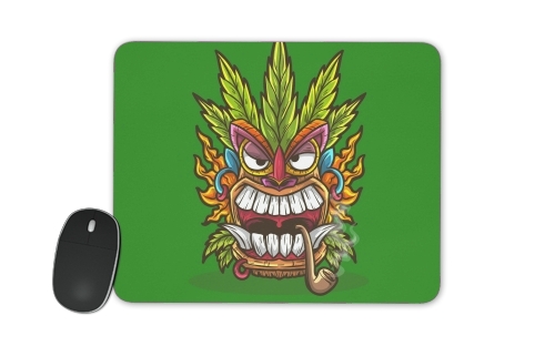  Tiki mask cannabis weed smoking for Mousepad