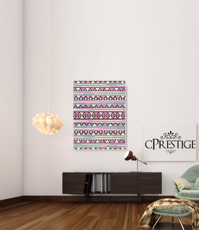  Aztec Pink And Mint for Art Print Adhesive 30*40 cm