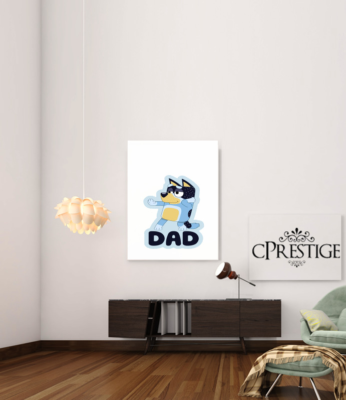  Bluey Dad for Art Print Adhesive 30*40 cm