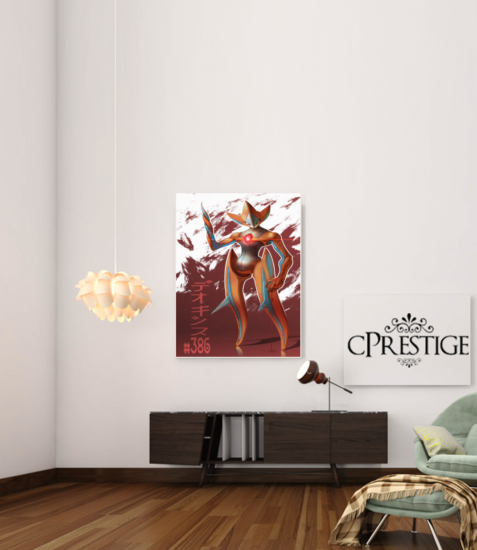  Deoxys Creature for Art Print Adhesive 30*40 cm