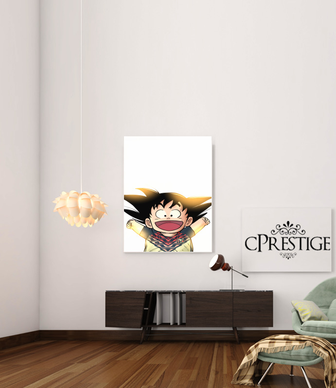  Goku Kid happy america for Art Print Adhesive 30*40 cm