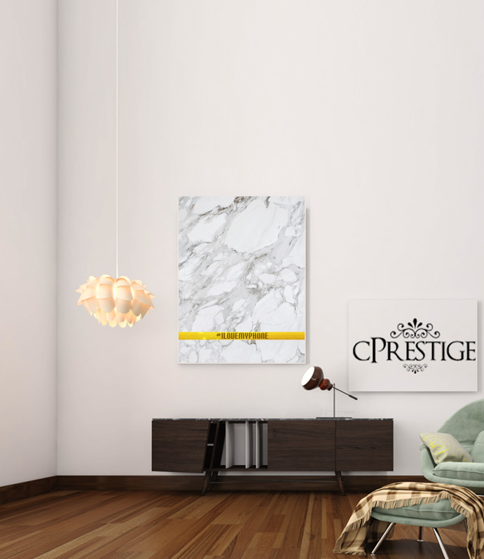  Minimal Marble White for Art Print Adhesive 30*40 cm