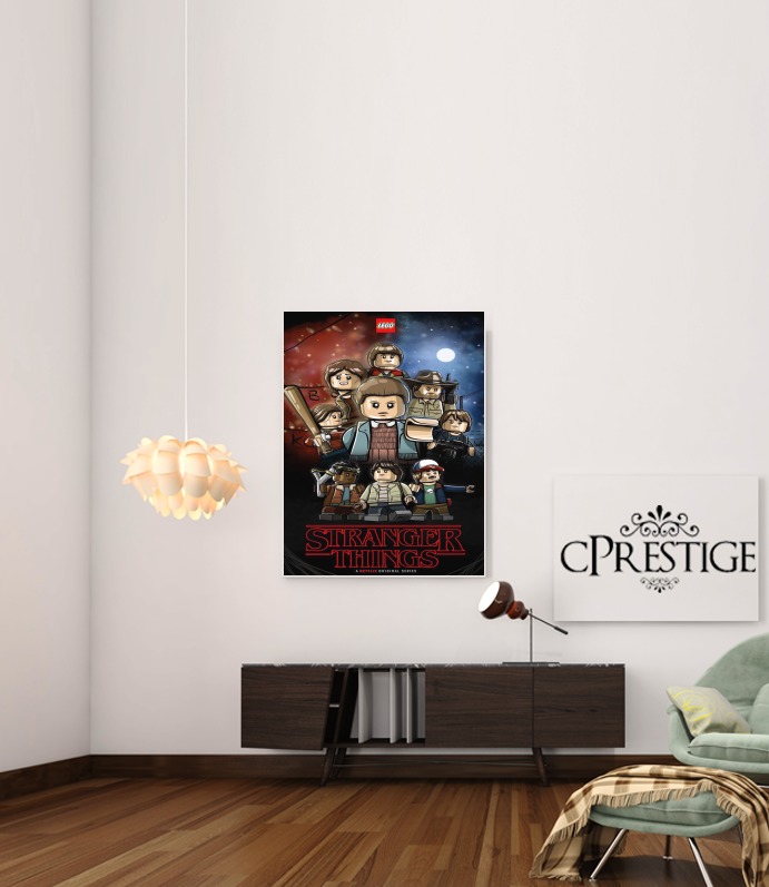  Stranger Things Lego Art for Art Print Adhesive 30*40 cm