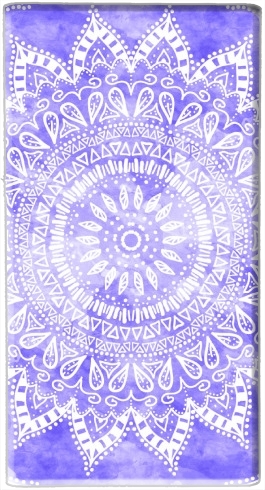  Bohemian Flower Mandala in purple for Powerbank Universal Emergency External Battery 7000 mAh