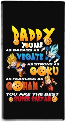  Daddy you are as badass as Vegeta As strong as Goku as fearless as Gohan You are the best for Powerbank Universal Emergency External Battery 7000 mAh