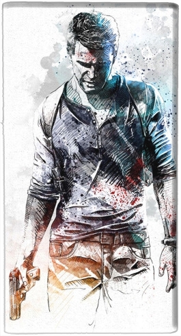  Uncharted Nathan Drake Watercolor Art for Powerbank Universal Emergency External Battery 7000 mAh