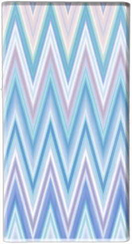  BLUE COLORFUL CHEVRON  for Powerbank Micro USB Emergency External Battery 1000mAh