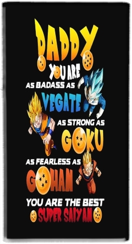  Daddy you are as badass as Vegeta As strong as Goku as fearless as Gohan You are the best for Powerbank Micro USB Emergency External Battery 1000mAh