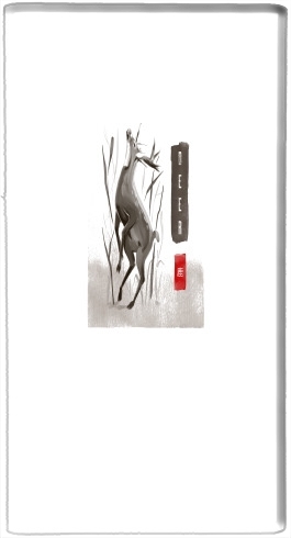  Deer Japan watercolor art for Powerbank Micro USB Emergency External Battery 1000mAh