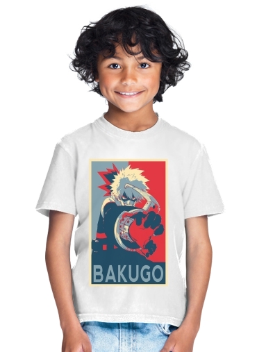  Bakugo Katsuki propaganda art for Kids T-Shirt