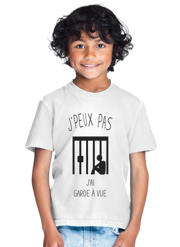  Je peux pas jai garde a vue for Kids T-Shirt