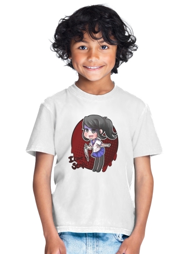  Love you senpai yandere for Kids T-Shirt