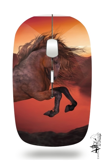  A Horse In The Sunset for Wireless optical mouse with usb receiver