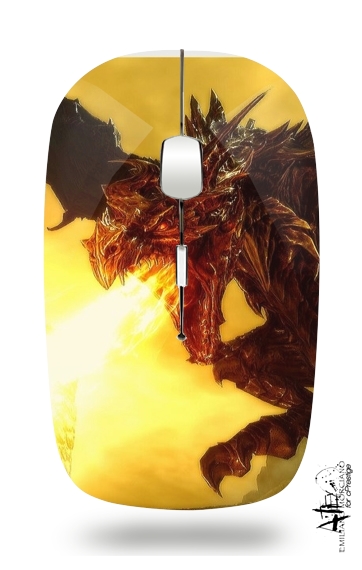  Aldouin Fire A dragon is born for Wireless optical mouse with usb receiver