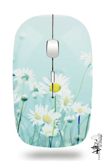  Dancing Daisies for Wireless optical mouse with usb receiver