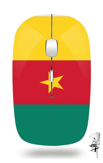  Flag of Cameroon for Wireless optical mouse with usb receiver