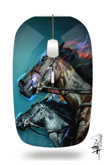  Horse-race - Equitation for Wireless optical mouse with usb receiver
