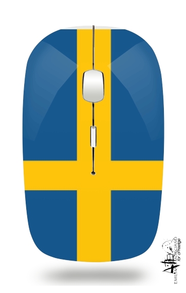  Flag Sweden for Wireless optical mouse with usb receiver