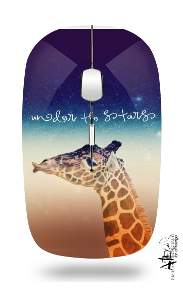  Giraffe Love - Right for Wireless optical mouse with usb receiver