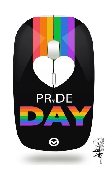  Happy pride day for Wireless optical mouse with usb receiver